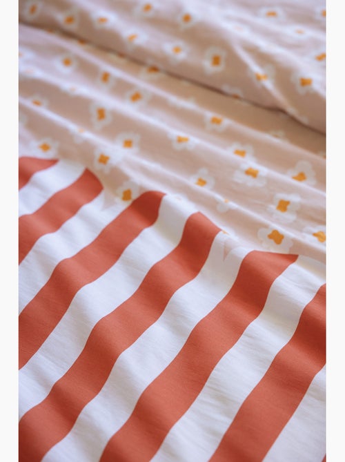 Funda nórdica reversible + 2 fundas de almohada - fresh popcorn - Kiabi