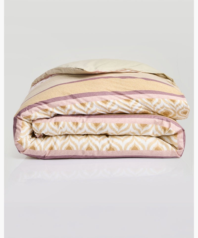 Funda nórdica reversible de algodón, 57 hilos/cm² - Afibel Rosa - Kiabi