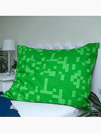 Funda nórdica reversible de algodón minecraft 140 cm x 200 cm con funda de almohada
