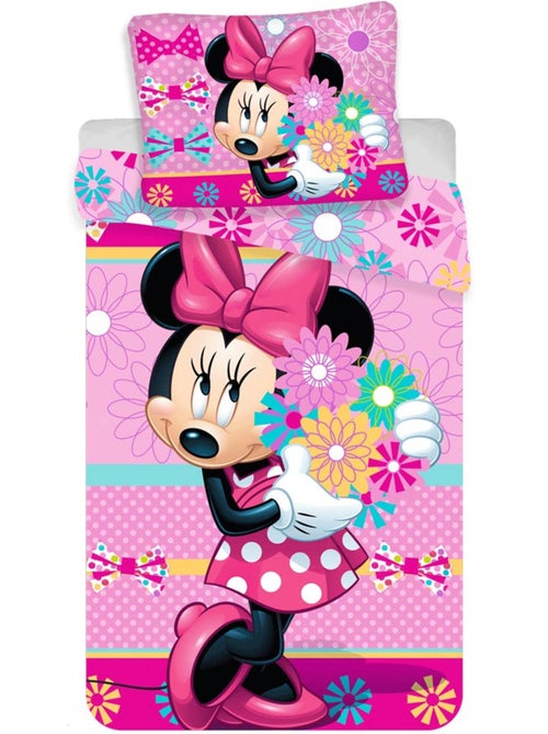 Funda nórdica reversible de algodón minnie 140 cm x 200 cm - Kiabi Funda nórdica reversible de algodón minnie 140 cm x 200 cm - Kiabi