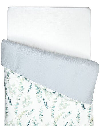 Funda nórdica reversible, eucalipto | SEVIRA KIDS