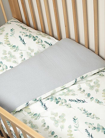 Funda nórdica reversible, eucalipto | SEVIRA KIDS