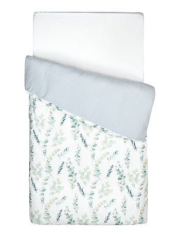 Funda nórdica reversible, eucalipto | SEVIRA KIDS