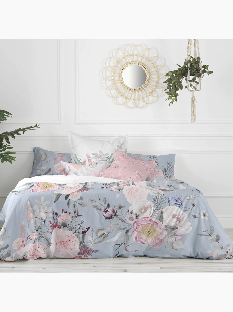 Funda nórdica Soft bouquet "Happyfriday" Blanco - Kiabi