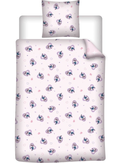 Funda nordica stitch y angel love licencia oficial disney 220x240cm + fundas 65x65cm - Kiabi Funda nordica stitch y angel love licencia oficial disney 220x240cm + fundas 65x65cm - Kiabi