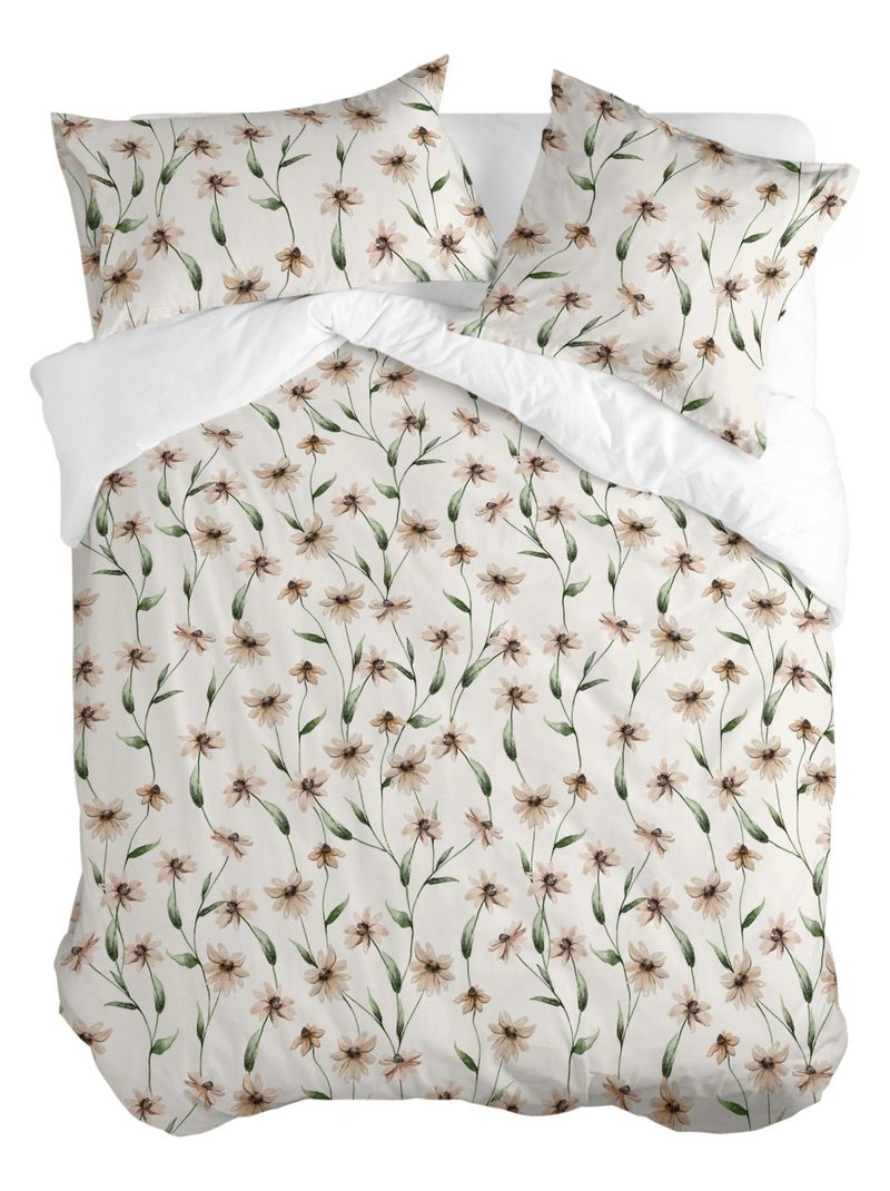 Funda nórdica Tinny bloom "Happyfriday" Blanco - Kiabi