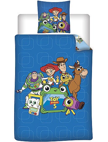 Funda Nórdica Toy Story Disney Pixar 140x200cm + Funda Almohada 65x65cm – Buzz Jessie – Policotón –