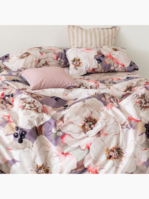 Funda nórdica White peonies "Happyfriday" - Kiabi
