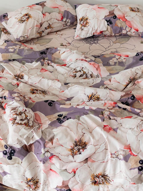 Funda nórdica White peonies "Happyfriday" - Kiabi