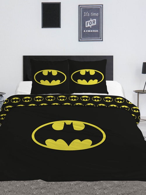 Funda nórdica y fundas de almohada 'Batman' 240x220 y 63x63cm - Kiabi Funda nórdica y fundas de almohada 'Batman' 240x220 y 63x63cm - Kiabi