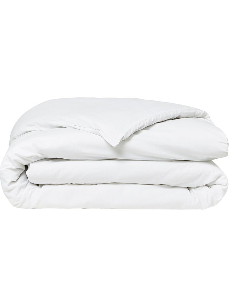 Funda n?rdica de algod?n liso - Afibel Blanco - Kiabi