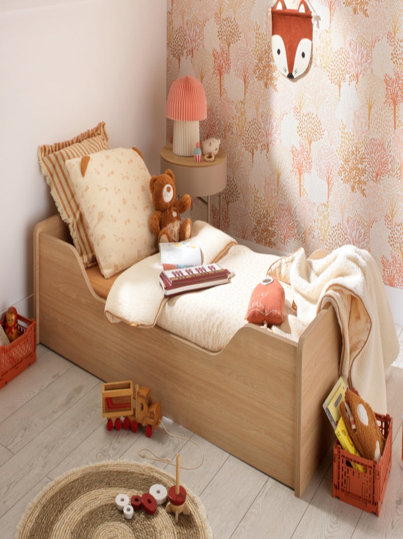 Funda para cama de bebé de 90x140 cm en gasa doble de - SAUTHON Beige - Kiabi