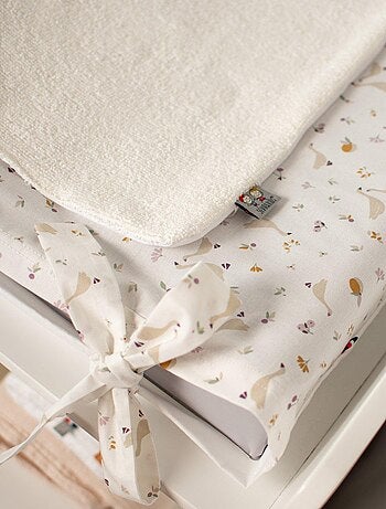 Funda para cambiador de bebé de algodón - SEVIRA KIDS