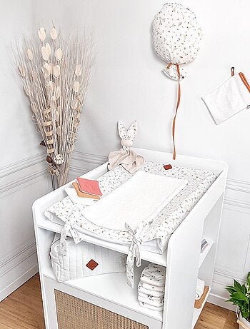 Funda para cambiador de bebé de algodón - SEVIRA KIDS