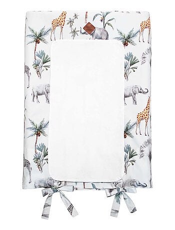 Funda para cambiador de bebé de algodón - SEVIRA KIDS