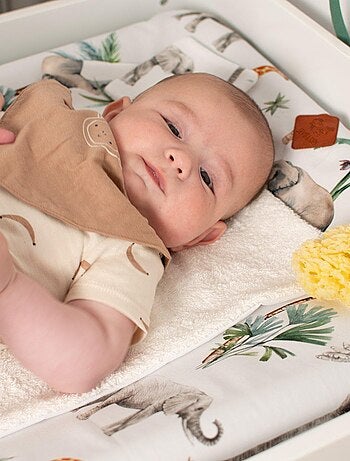 Funda para cambiador de bebé de algodón - SEVIRA KIDS