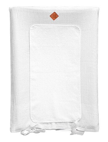 Funda para cambiador de bebé de gasa de algodón - SEVIRA KIDS