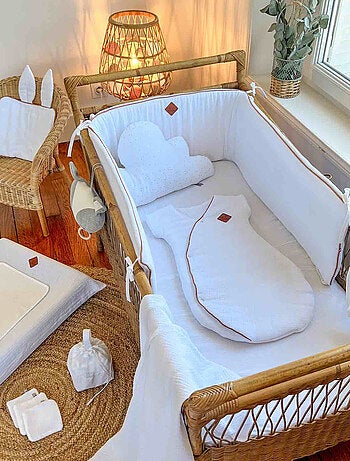 Funda para cambiador de bebé de gasa de algodón - SEVIRA KIDS