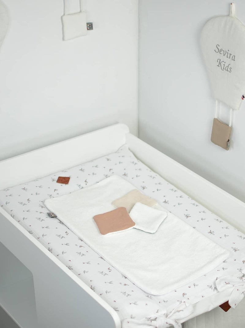 Funda para cambiador de bebé de gasa de algodón | SEVIRA KIDS Blanco - Kiabi