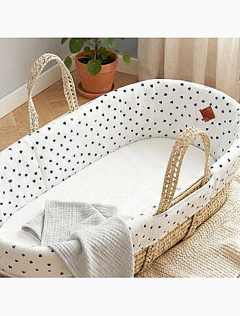 Funda para capazo de gasa de algodón para bebé | SEVIRA KIDS