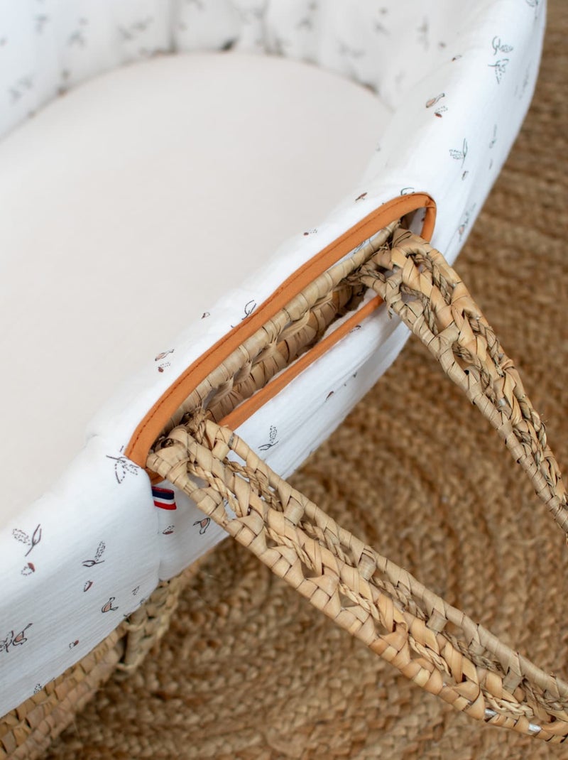 Funda para capazo de gasa de algodón para bebé | SEVIRA KIDS Blanco - Kiabi