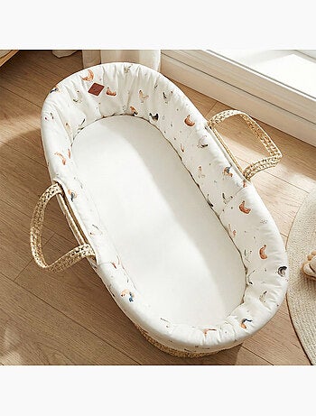 Funda para capazo de gasa de algodón para bebé | SEVIRA KIDS