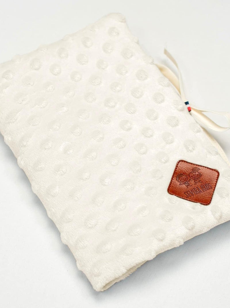Funda para cartilla de salud de bebé en minky | SEVIRA KIDS Crudo - Kiabi