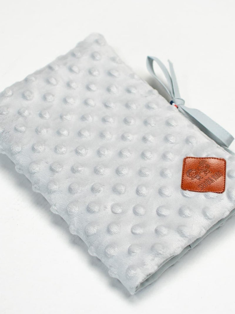 Funda para cartilla de salud de bebé en minky | SEVIRA KIDS Gris - Kiabi