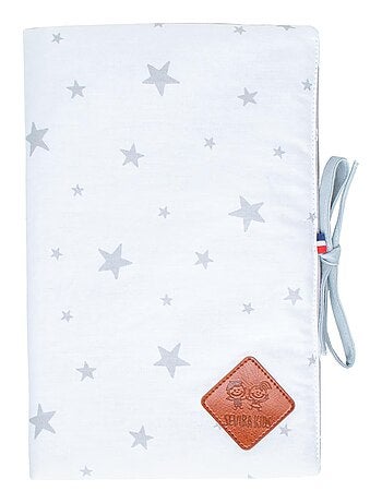 Funda para cartilla de salud del bebé en algodón, stella | SEVIRA KIDS