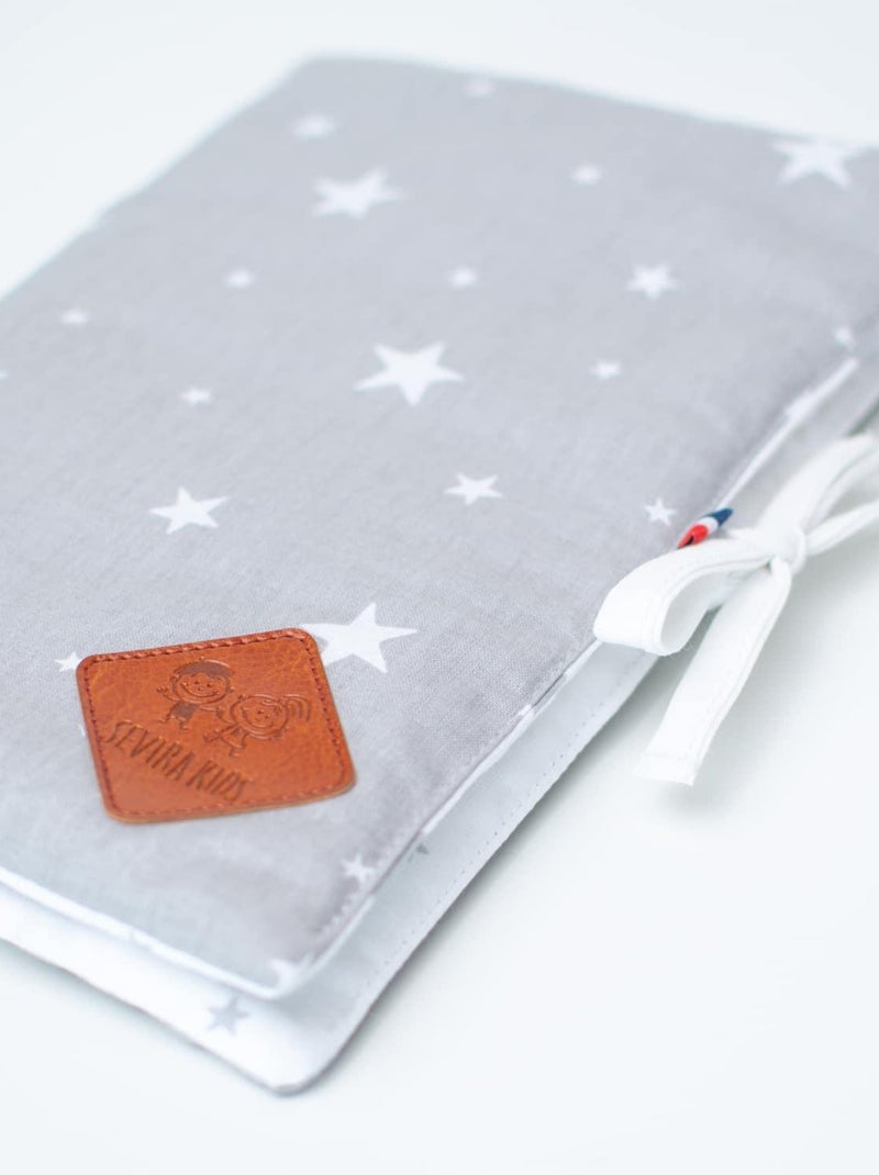 Funda para cartilla de salud del bebé en algodón, stella | SEVIRA KIDS Gris - Kiabi