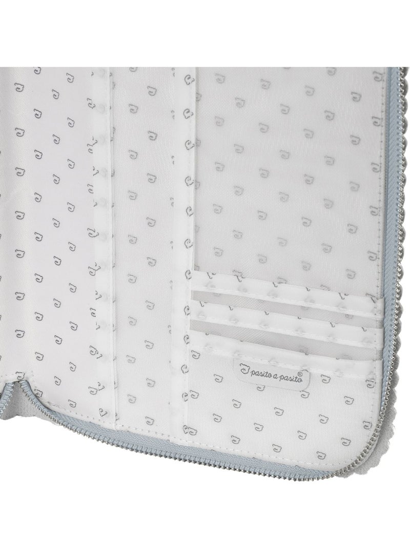 Funda para cartilla de salud del bebé | Pasito a pasito Azul - Kiabi