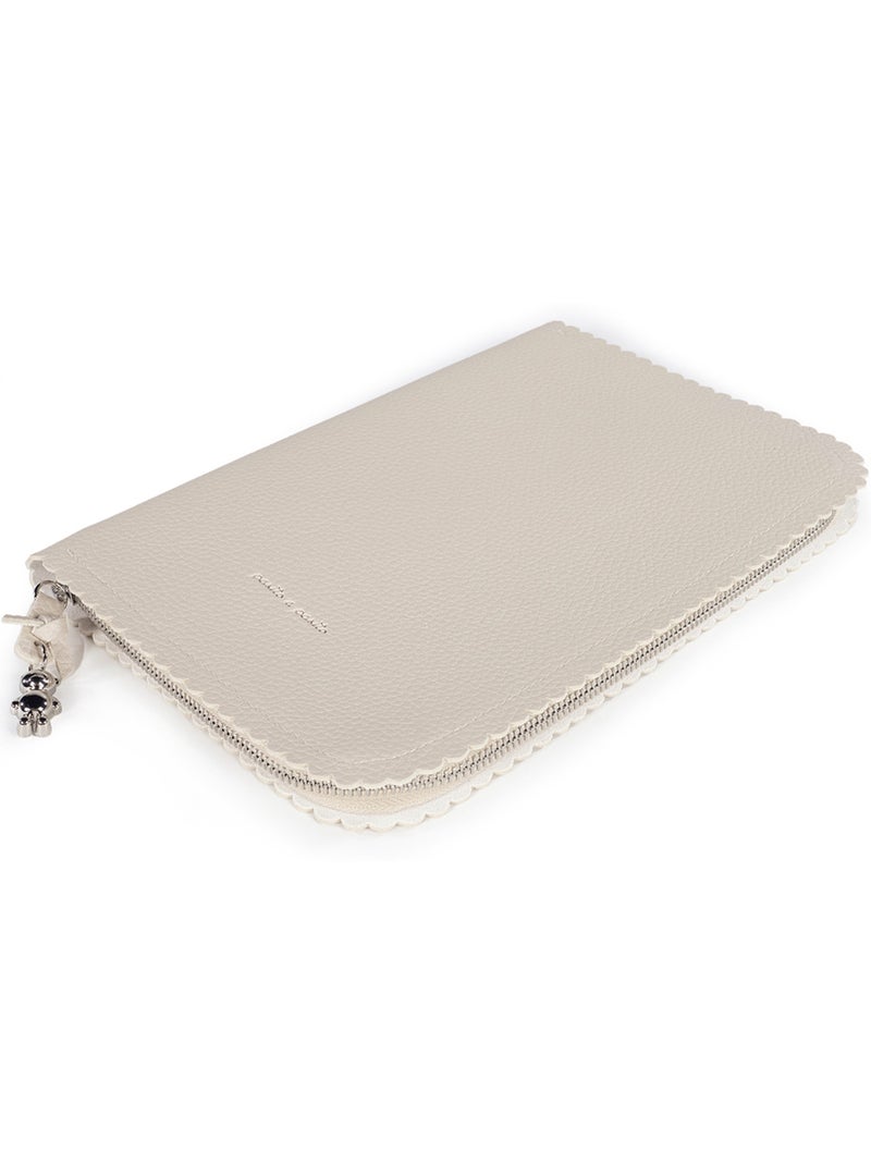 Funda para cartilla de salud del bebé | Pasito a pasito Crudo - Kiabi
