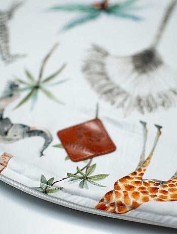 Funda para cojín de maternidad y lactancia safari - SEVIRA KIDS