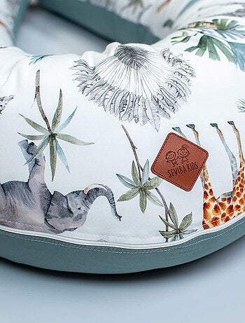 Funda para cojín de maternidad y lactancia safari - SEVIRA KIDS
