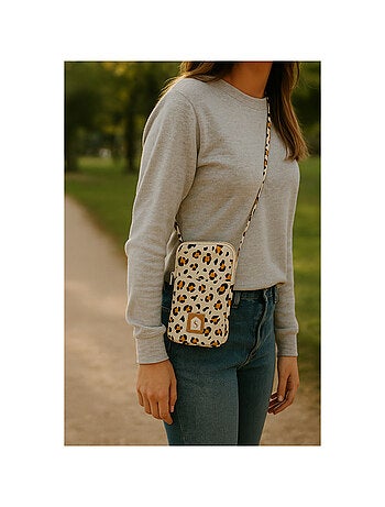 Funda para móvil de gasa de algodón acolchada con estampado de - SAUTHON