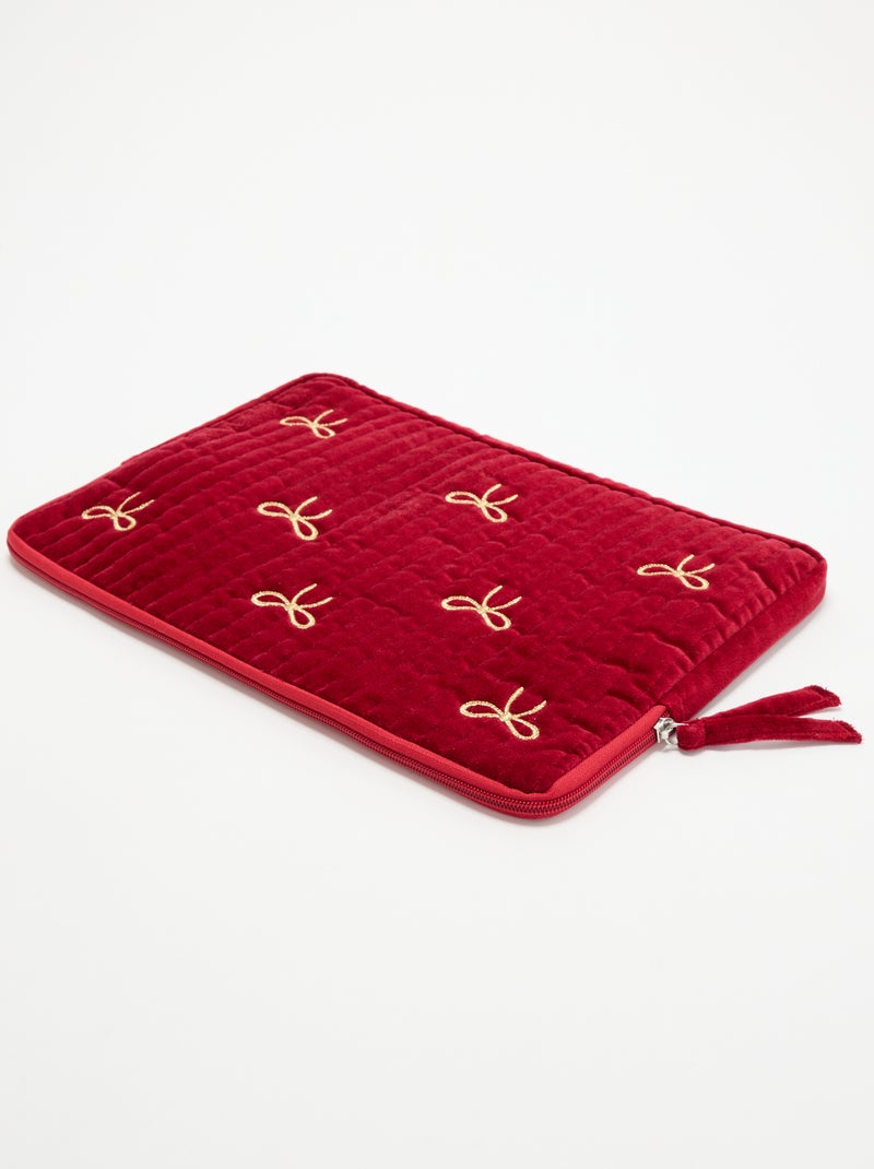Funda para ordenador (36x25 cm) - Kiabi Home Rojo - Kiabi