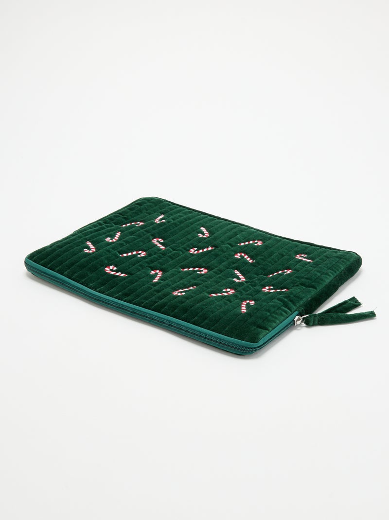Funda para ordenador (36x25 cm) - Kiabi Home Verde - Kiabi