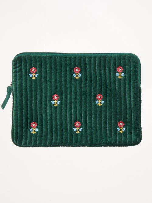 Funda para ordenador 'Kiabi x Painvin' en terciopelo de algodón - Kiabi