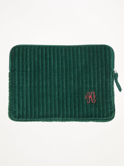 Funda para ordenador 'Kiabi x Painvin' en terciopelo de algodón - Kiabi