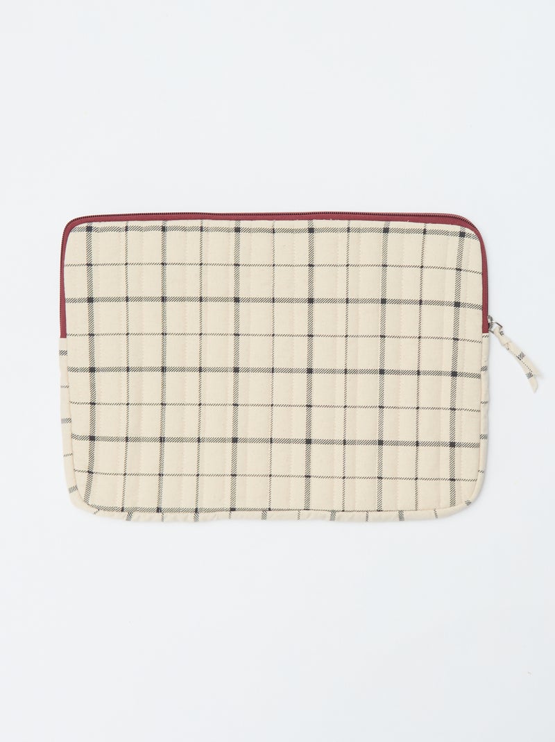 Funda para PC o tablet - 15 pulgadas Beige - Kiabi