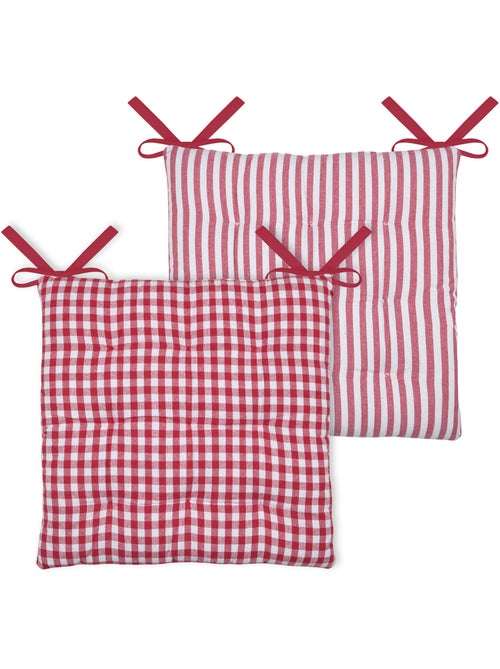 Funda para silla de polialgodón de 9 puntas y doble cara - Kiabi