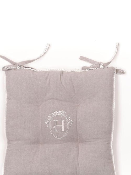 Funda para silla Home Spirit con encaje - Kiabi Funda para silla Home Spirit con encaje - Kiabi