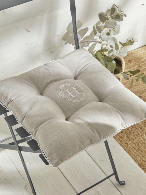 Funda para silla Home Spirit con encaje - Kiabi Funda para silla Home Spirit con encaje - Kiabi