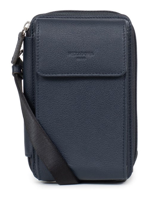 Funda para teléfono con billetera - Detener RFID - Cuero CONFORT - Kiabi