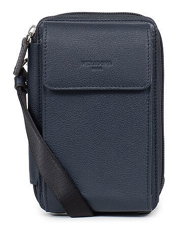 Funda para teléfono con billetera - detener rfid - cuero confort hexagona