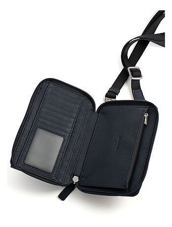 Funda para teléfono con billetera - detener rfid - cuero confort hexagona