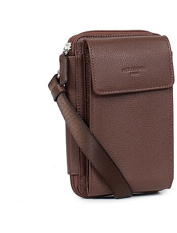 Funda para teléfono con billetera - detener rfid - cuero confort hexagona