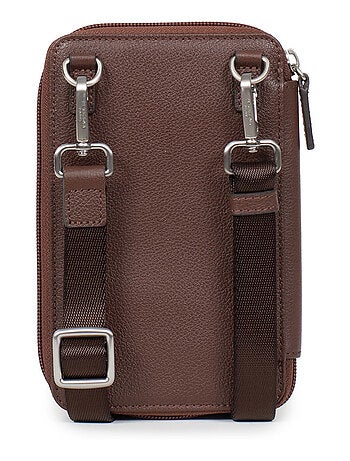 Funda para teléfono con billetera - detener rfid - cuero confort hexagona