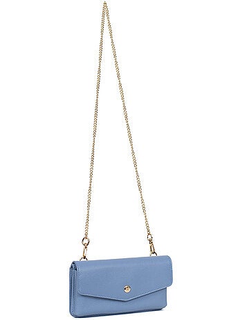 Funda para teléfono con cartera - 1 compartimento - Detener RFID - Cuero LUNA