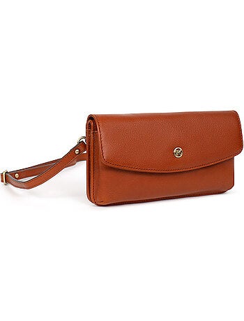 Funda para teléfono con cartera - 1 compartimento - Detener RFID - Cuero ONDINE